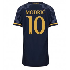 Real Madrid Luka Modric #10 kläder Kvinnor 2023-24 Bortatröja Kortärmad